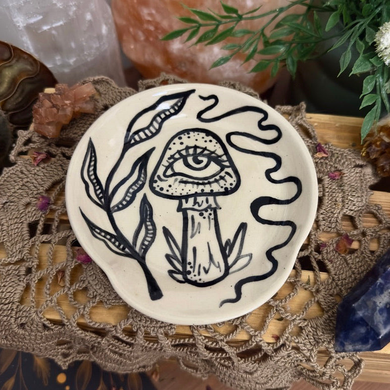 Shroom with a View (2) - spoon rest