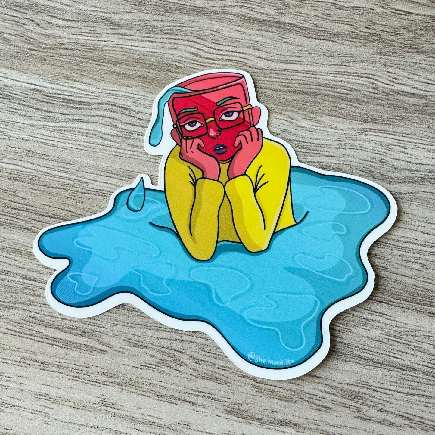 "You Can't Pour From an Empty Cup" - Sticker