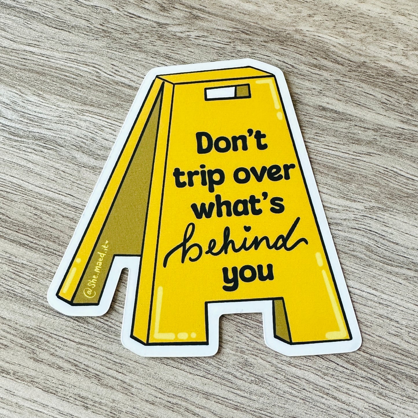 Don't Trip quote - Sticker