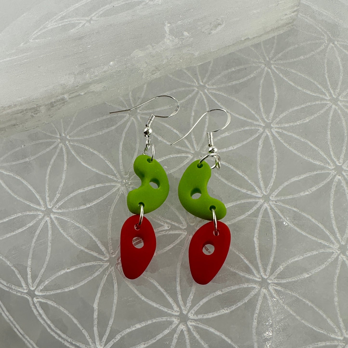Pottery Rib/Sponge Earrings