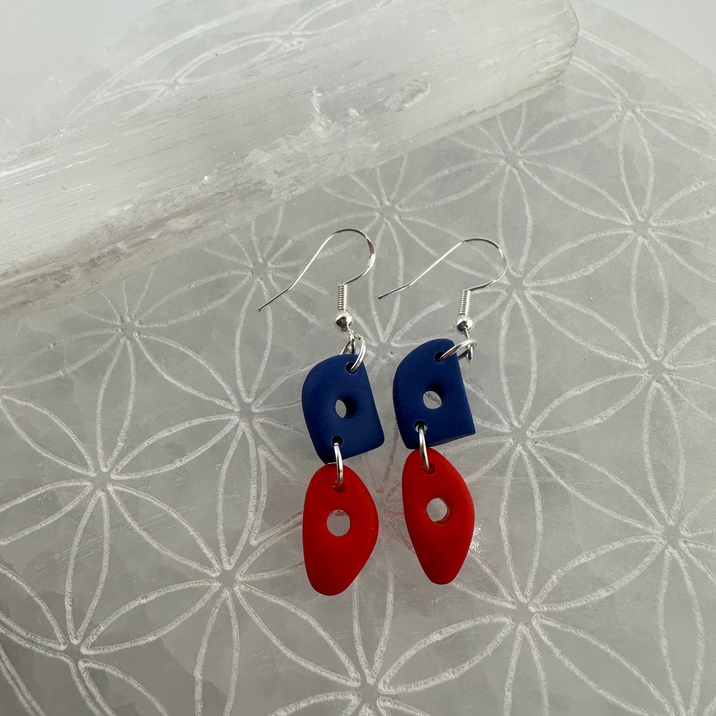 Pottery Rib/Sponge Earrings