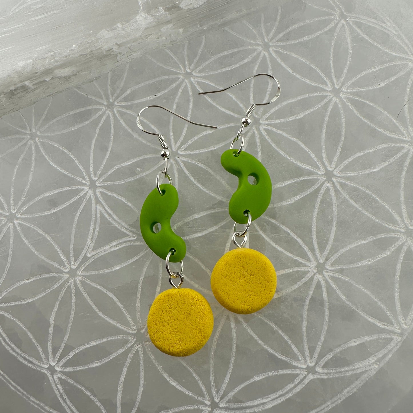 Pottery Rib/Sponge Earrings