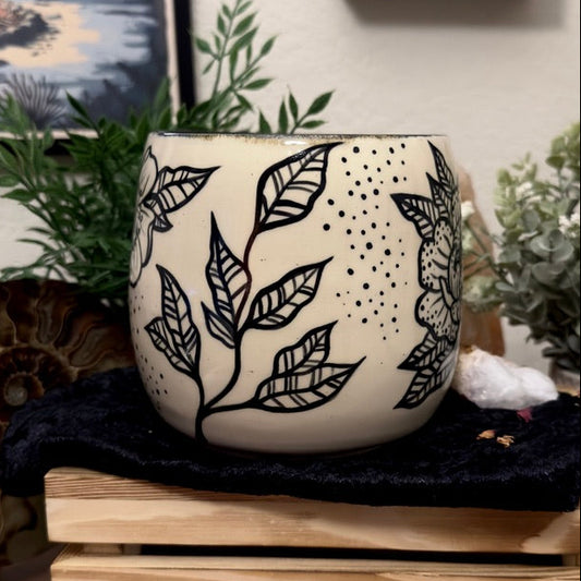 Ink & Earth - Floral Vessel