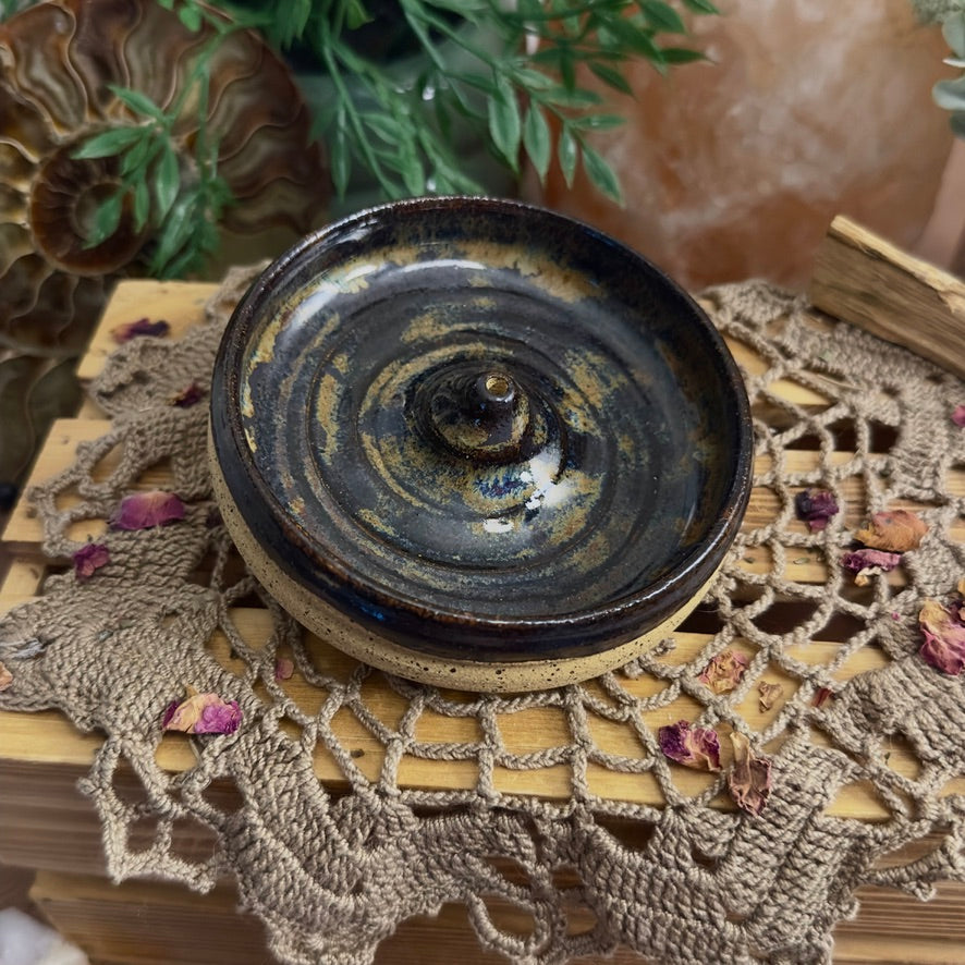 Prismatic Jasper - incense holder