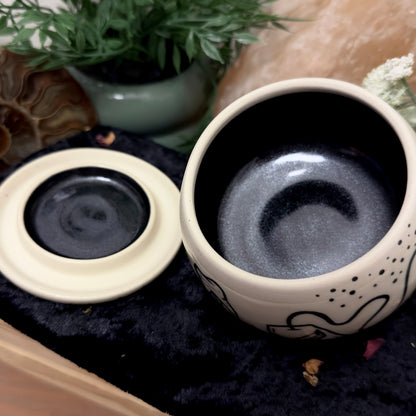 Moth Lidded Vessel