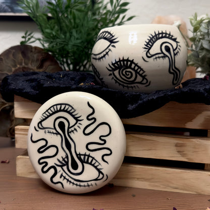 Eye Lidded Vessel