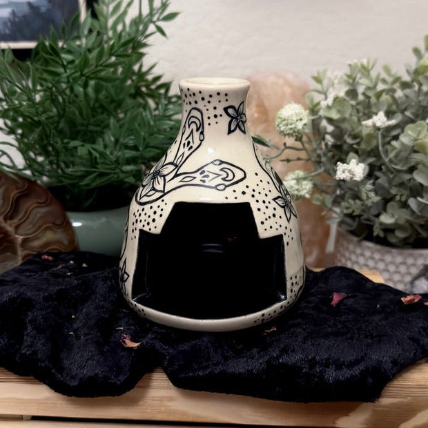 Ink & Earth - Cycle of Renewal Chimenea