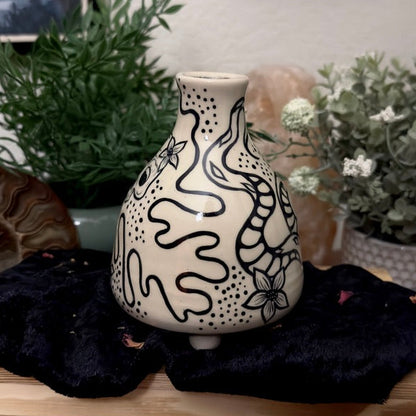 Ink & Earth - Cycle of Renewal Chimenea