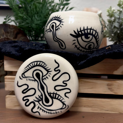 Eye Lidded Vessel