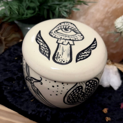 Mushy Sight Lidded Vessel