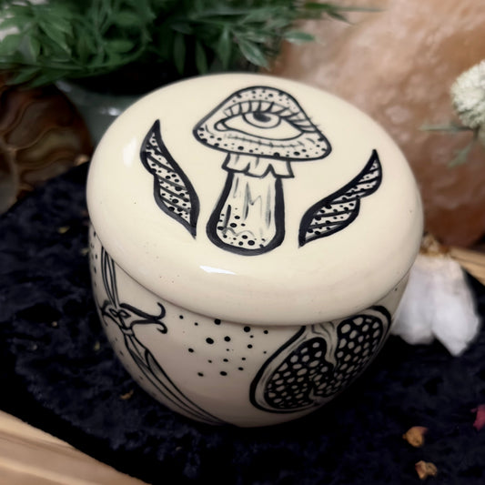 Mushy Sight Lidded Vessel