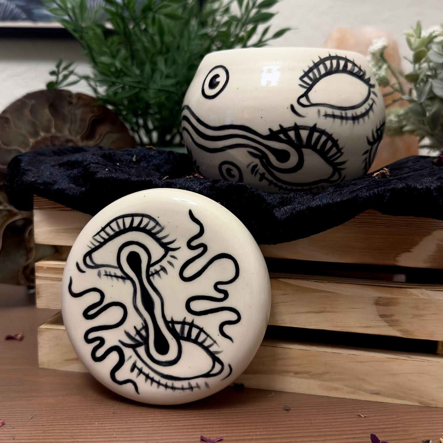 Eye Lidded Vessel
