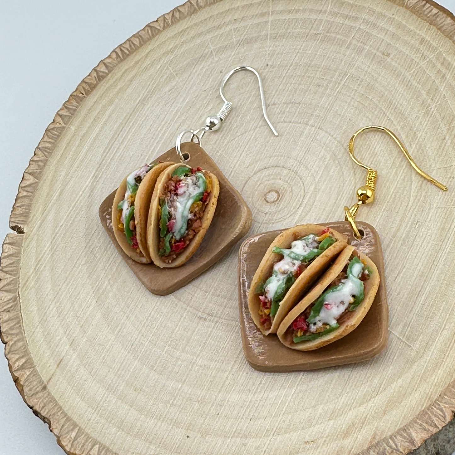 Plate of Mini Tacos set