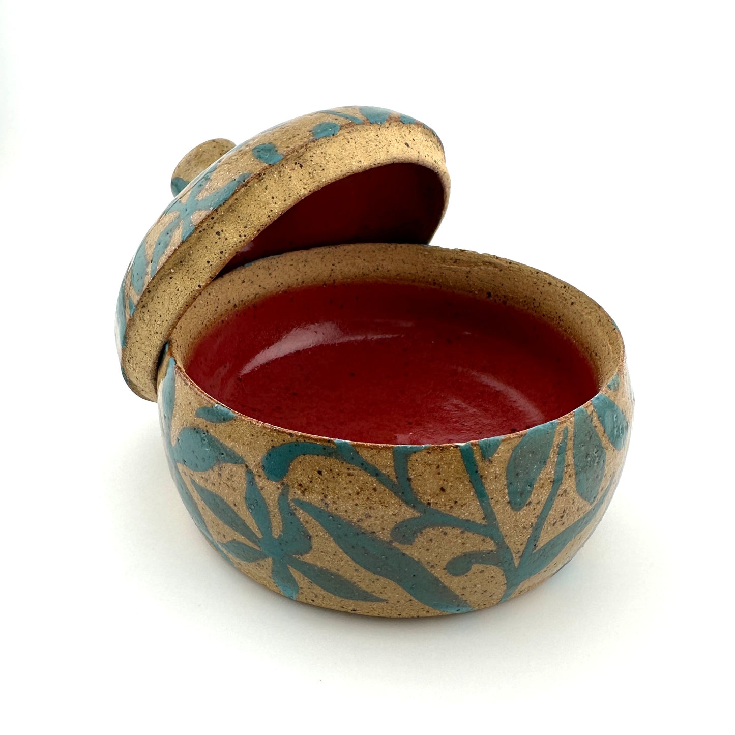 Floral Lidded Vessel
