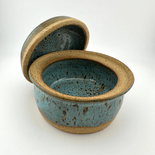 Turquoise Lidded Vessel
