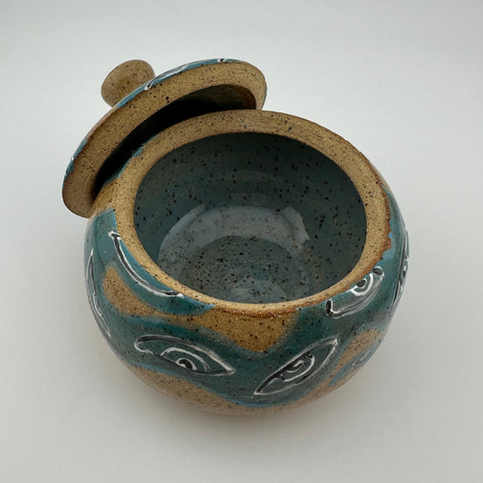 Snek Lidded Vessel